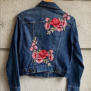 Starling Jackets Reworked Embroidered Denim Jacket
